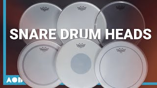 Snare Drumhead Comparison  Finding Your Own Drum Sound [upl. by Ylac]