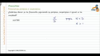 Fracciones Fracciones propias e impropias [upl. by Hajar]