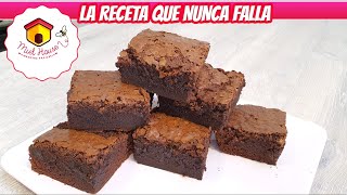 BROWNIE PARA PRINCIPIANTES fácil y rápido CHOCOLATE EXTREMO [upl. by Viviyan]