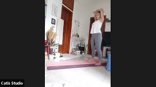 Vinyasa Flow Yoga  HIIT Vinyasa  Online Class 19042020 [upl. by Fabyola]