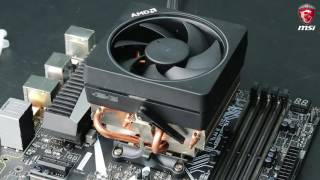 MSI® HOWTO install AMD AM4 CPU [upl. by Newbold678]