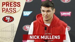 Nick Mullens Eager for Challenge against Talented Bears Defense  San Francisco 49ers [upl. by Aikemaj]