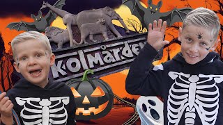 Halloween KOLMÅRDEN with Filopos  Amusement Park Adventures for Kids  Educational amp Fun Video [upl. by Yehsa]