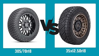 Tire Size 30570r18 vs 35x1250r18 [upl. by Colfin]