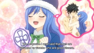 Erza Catches Juvia Kissing Practice Fairy Tail 100 Year Quest [upl. by Thill703]