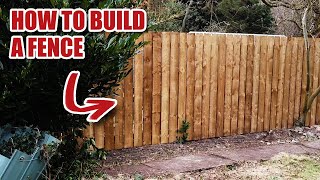 How I make a SIMPLE DIY fence [upl. by Leibarg700]