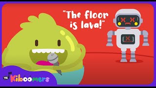 FLOOR IS LAVA FREEZE GAME  The Kiboomers PRESCHOOL SONGS amp NURSERY RHYMES shorts kidssongs [upl. by Anirret]