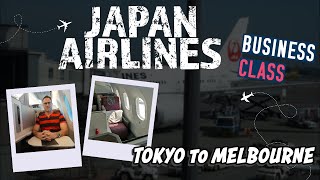 Japan Airlines 7878 Dreamliner Business Class  Tokyo Japan to Melbourne Australia [upl. by Lertnahs]