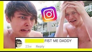 Reading My INSTAGRAM Comments Terrifying  Colby Brock [upl. by Yssak]