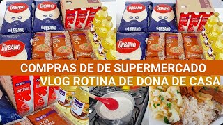 COMPRAS DO MÃŠS NO SUPERMERCADO EXTRA ROTINA COM A CASACOZINHA ENGORDURADA [upl. by Doherty405]