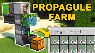 EASIEST Mangrove Propagule Farm in Minecraft 121 Tutorial [upl. by Gracye]