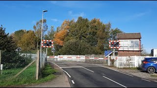 Frisby Level Crossing Leicestershire [upl. by Ilrebma]