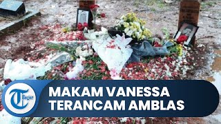 Makam Vanessa Angel dan Bibi Andriansyah Diguyur Hujan Lebat Memungkinkan Kuburan Bisa Amblas [upl. by Tita]