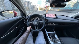 Mazda CX30 2024 Test Drive POV  Ambience Binaural Sound [upl. by Lipfert]