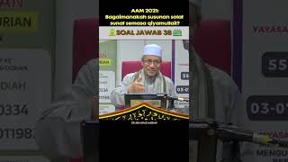 AAM 2021 Bagaimanakah susunan solat sunat semasa qiyamullail [upl. by Ellierim76]