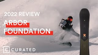 2022 Arbor Foundation Snowboard Review  Curated [upl. by Eblehs]