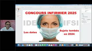 Préparation à distance aux concours dinfirmière 2025 Les dates des concours IFSI les sujets 2024 [upl. by Fontes]