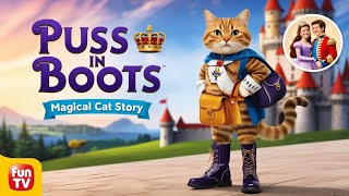 Puss In Boots  Magical Cat Story  Fun Tv Story  Fairy Tales  Urdu Kahani  Kids Moral Story [upl. by Anwaf]