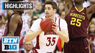 Highlights Badgers Hang On vs Gophers  Minnesota at Wisconsin  March 1 2020 [upl. by Adneral]