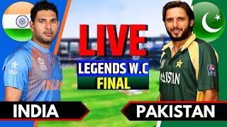 India vs Pakistan World Championship of Legends  Live Cricket Match Today  IND vs PAK Innings 2 [upl. by Berstine]