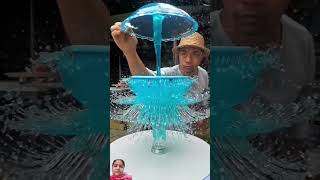 Slow motion video experiment balloon satisfying scienceexperiment toys slowmotion water [upl. by Yelyac]