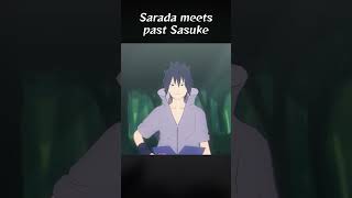 Sarada meets Sasuke in the past [upl. by Kirwin591]