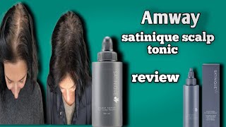 Satinique scalp tonic demo hair fall and hair growth treatment  amway satinique scalp tonic review [upl. by Mattie]