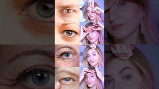 how to make your eyes prettier hoodedeyes eyebags eyewrinkles faceexercises facemassage [upl. by Thatch]