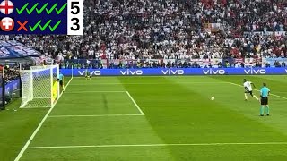 England vs Switzerland PENALTY SHOOTOUT 53  EURO 2024 [upl. by Nina]