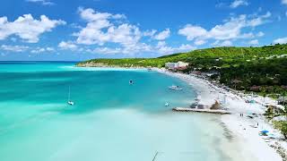 Beautiful Sandals Resort in Antigua  Antigua and Barbuda  4k Drone shots of Sandals Resort and Spa [upl. by Ocsinarf]