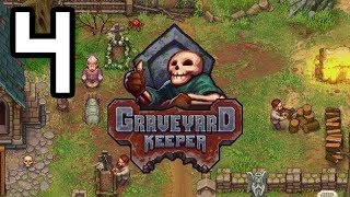 Meeting the Merchant And Building Benches  Graveyard Keeper 10 Gameplay 4 [upl. by Natiha830]