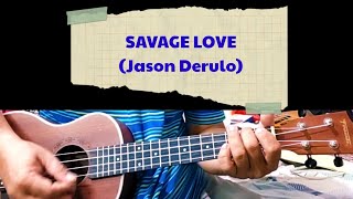 Savage Love Jason Derulo ukulele cover song [upl. by Uzzia]