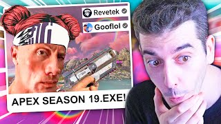 APEX SEASON 19EXE 😂 Reaccionando a EXES de APEX [upl. by Ojillek]