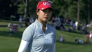 Rose Zhang 2024 Solheim Cup Day 2 [upl. by Marigold781]