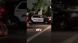 Hilarious Response by COP Heckled at Car Meet 👮‍♂️ shorts [upl. by Ollayos]