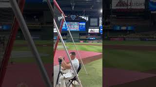 Ronny Cruz 1079 mph exit velo at MLB Draft Combine [upl. by Sonitnatsnoc]