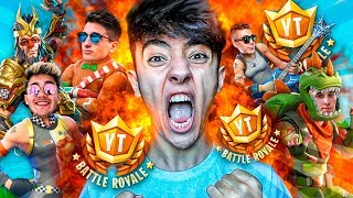 MEJORES MOMENTOS en EL TORNEO DE YOUTUBERS de FORTNITE Battle Royale  Agustin51 [upl. by Genisia705]