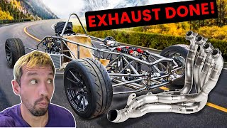 Homemade Formula One Car Gets F1 Style Exhaust Sounds Amazing  Pt 19 [upl. by Woodman314]