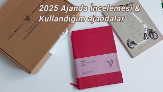 2025 AJANDA  Victorias Journals Ajanda Kutu Açılımı Haftalık Ajanda Tavsiyeleri Matt Notebook [upl. by Esetal]