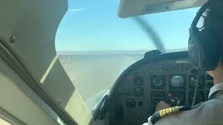 Take off from Sossusvlei lodge airfield in Namibia [upl. by Jovia3]