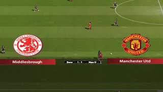 MIDDLESBROUGH VS MANCHESTER UTD 11 FA PREMIER LEAGUE  FIFA 2005 [upl. by Denoting]