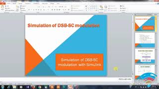 SIMULATE DSBSC WITH SIMULINK MATLAB [upl. by Read]