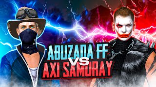 ABUZADA FF VS AXI SAMURAY🤯 freefire [upl. by Orsini]