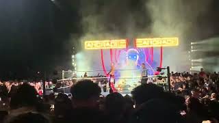 Andrade entrance WWE Live London [upl. by Aehtorod161]