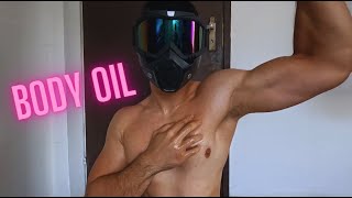 Gentle ASMR SelfMassage Applying Oil Tapping and Relaxing Chest Sounds [upl. by Pulchia]