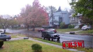 Hurricane Sandy Lindenhurst New York Long Island [upl. by Saddler]