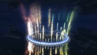 Luminant Music  Moonlit Fountains playing Opening to Oz by Otis McDonald [upl. by Anaert]