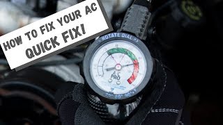 HOW TO FIX YOUR CAR AC OVER PRESSURIZED SYSTEM [upl. by Market]