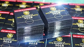 100 REWE KARTEN WM 2018 SAMMELKARTEN DFB PACK OPENING [upl. by Ahsenat787]