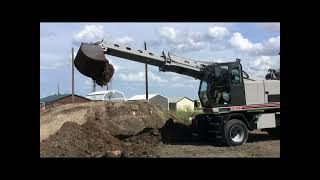 Gradall XL3100 Series 3 4X4 Wheeled Excavator [upl. by Aihseit]